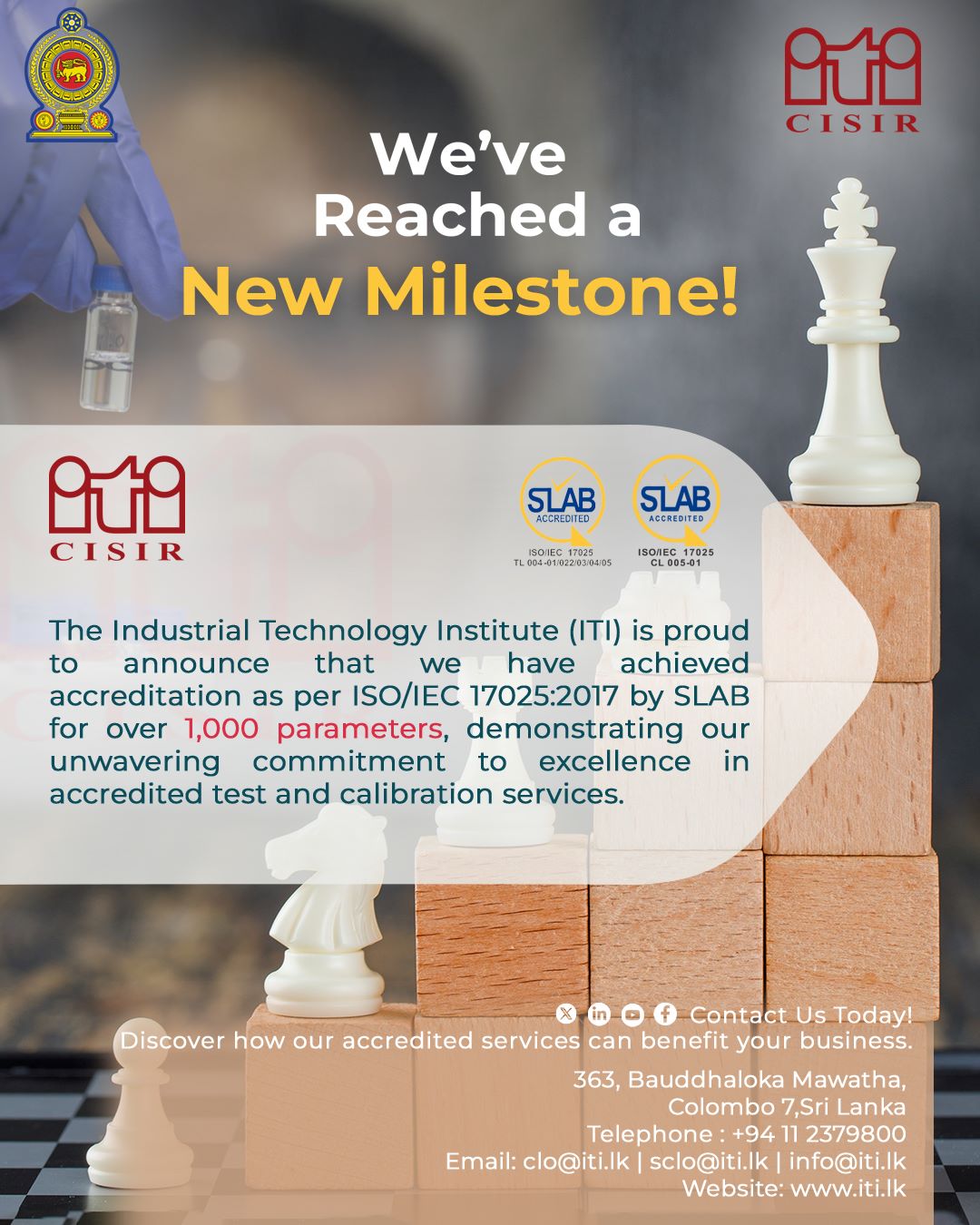 Accredited Parameters.